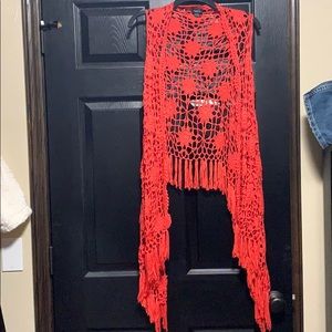 Rue 21 Boho Fringe Vest